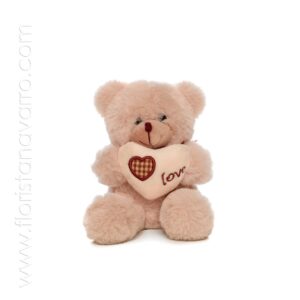 Oso De Peluche Con Corazón 12cm