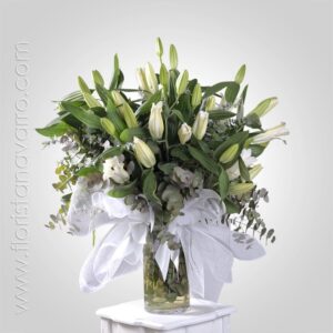 Jarrón De Flores Campanilla